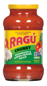 Chunky Mushroom and Green Pepper Sauce